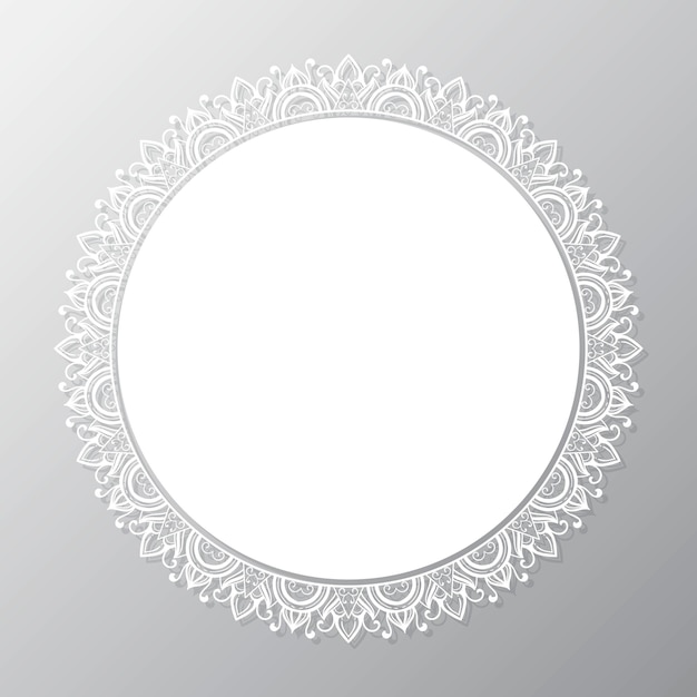 Circulair mandala frame