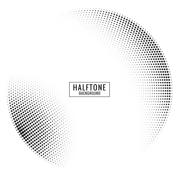 Circulaire halftone achtergrond