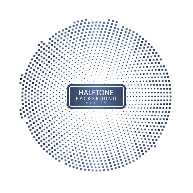 Circulaire halftone achtergrond