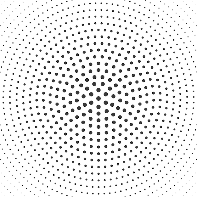 Circulaire Stippen Vierkante Achtergrond
