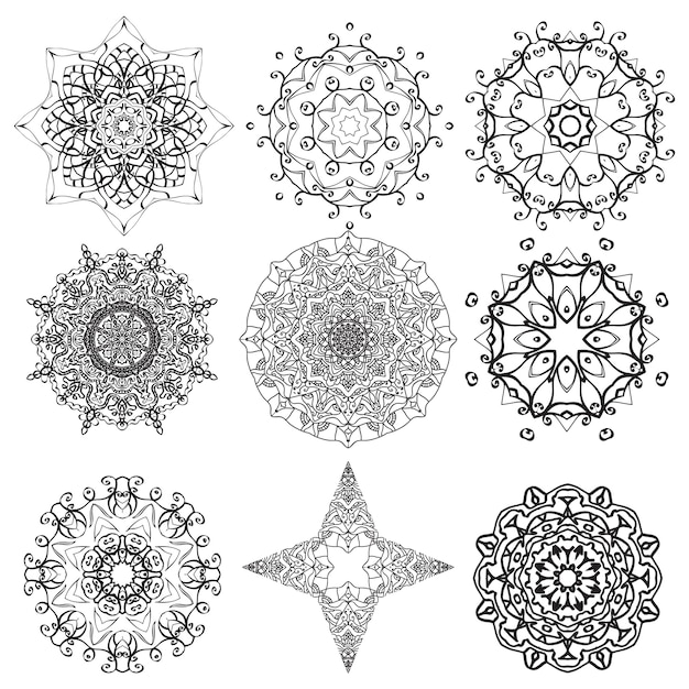 Circulaire symmetrische mandala.