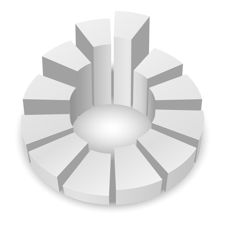 Vector circular diagram.
