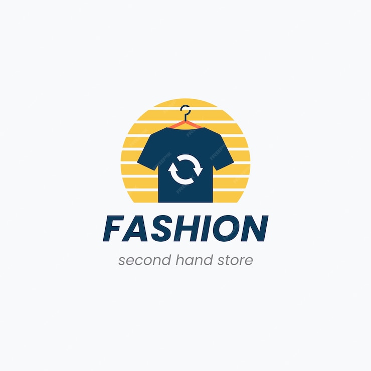 Premium Vector | Circular fashion logo template