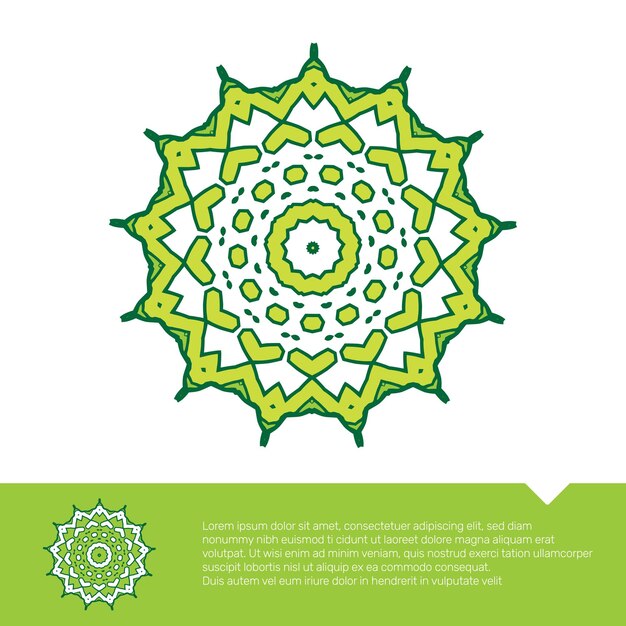 circular floral mandala coloring page vector illustration