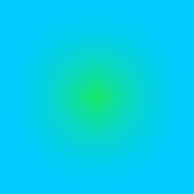 circular gradient design green center glow blue outer edge radiant vector graphic