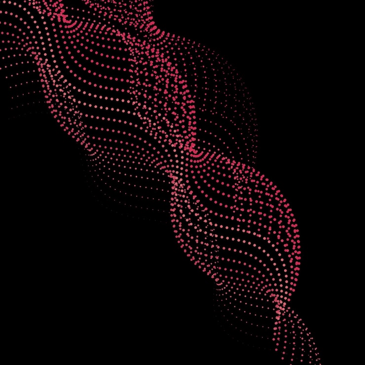 Vector circular halftone dots free vector background