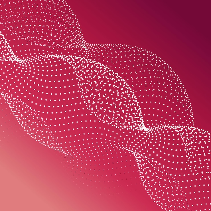 Vector circular halftone dots free vector background