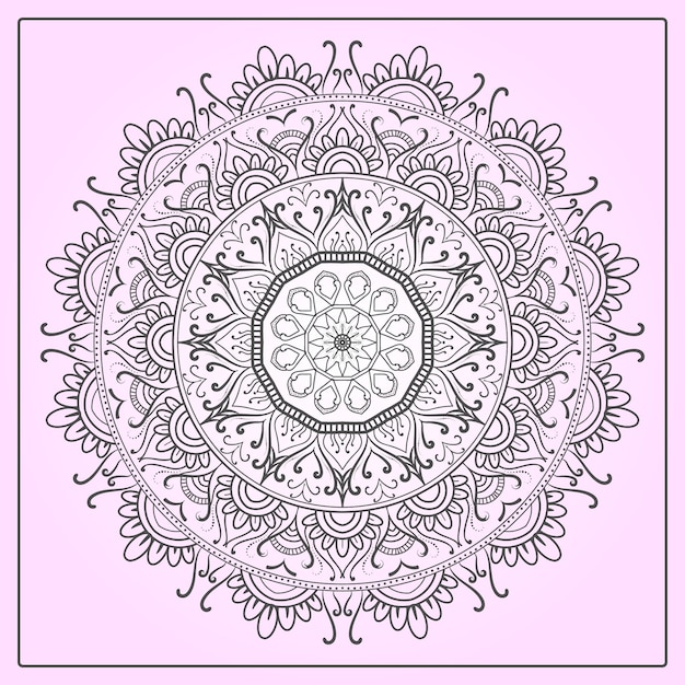 Circular Luxury mandala background