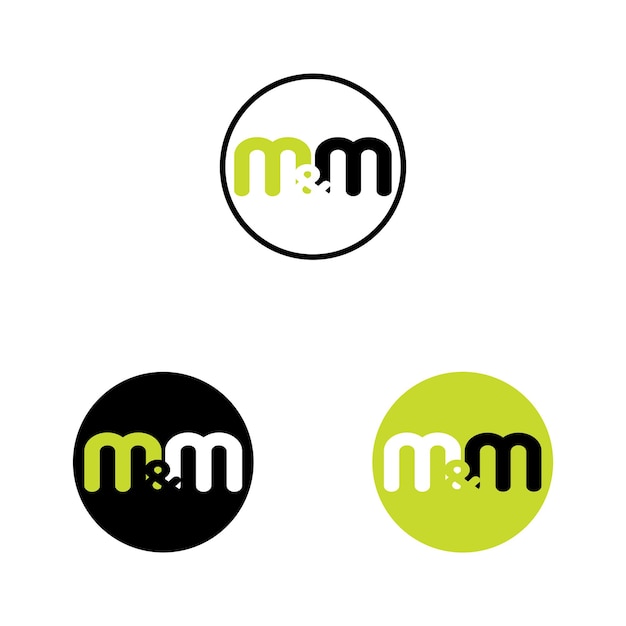 circular m and m logo