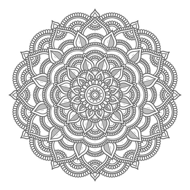 circular mandala for abstract and decorative concept