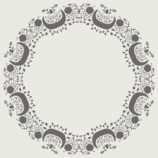 Circular ornament mandala