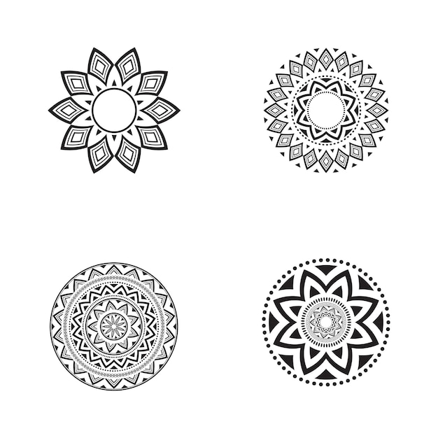 Vector circular pattern in form of mandala illustration