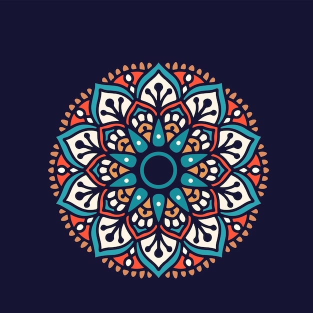 만다라 형태의 원형 패턴 오리엔탈 패턴 이슬람 아랍어 인도 터키 파키스탄 중국어