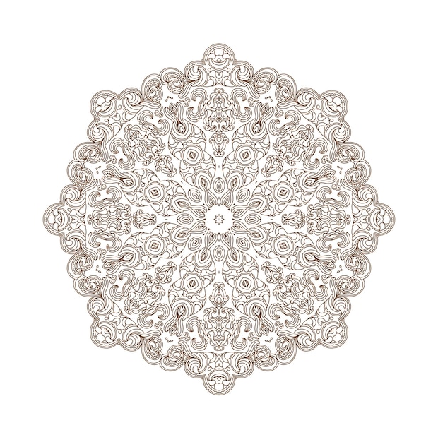 Circular pattern set of round and circle ornament patterns