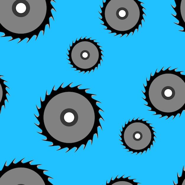 Circular saw blade seamless wallpaper