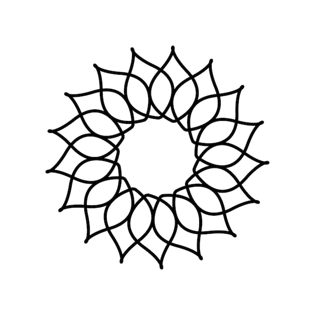 circular vector pattern design eps