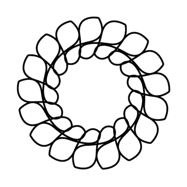 circular vector pattern design eps