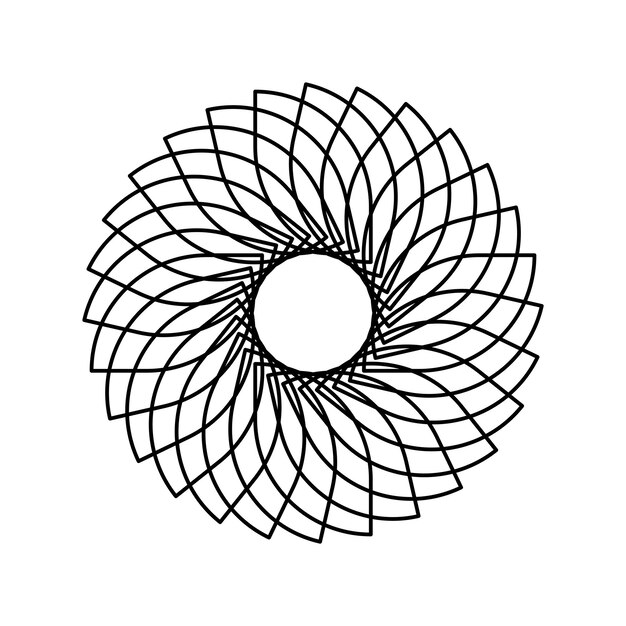 circular vector pattern design eps