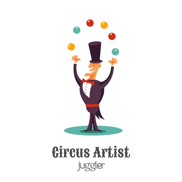 Circus artist juggler.