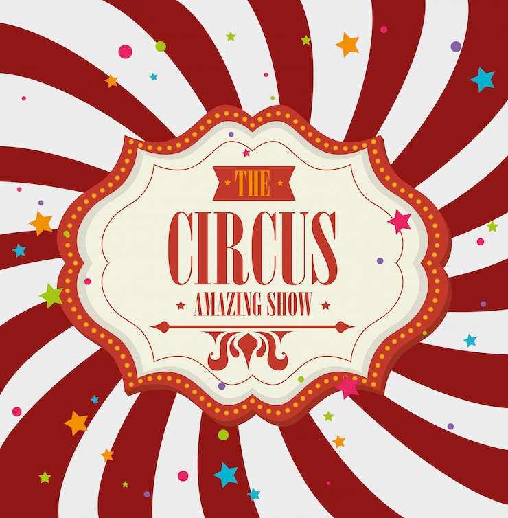 Vector circus-carnaval entertainment