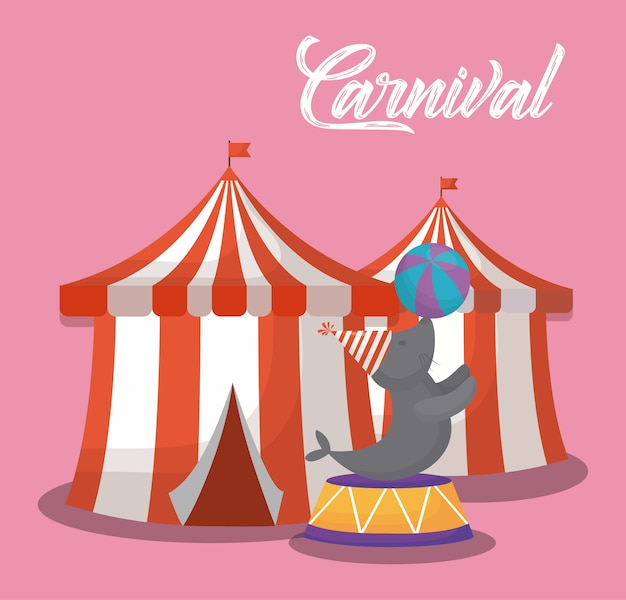 Circus carnival design