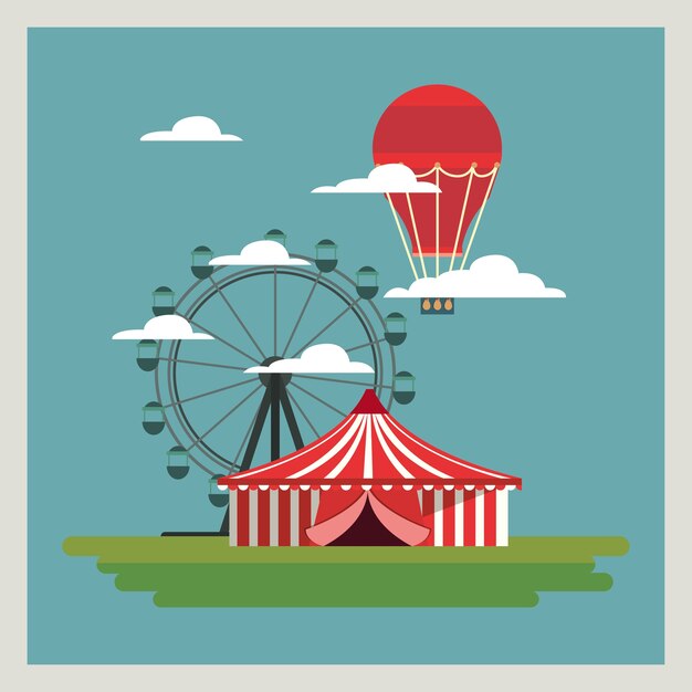 Circus carnival ontwerp