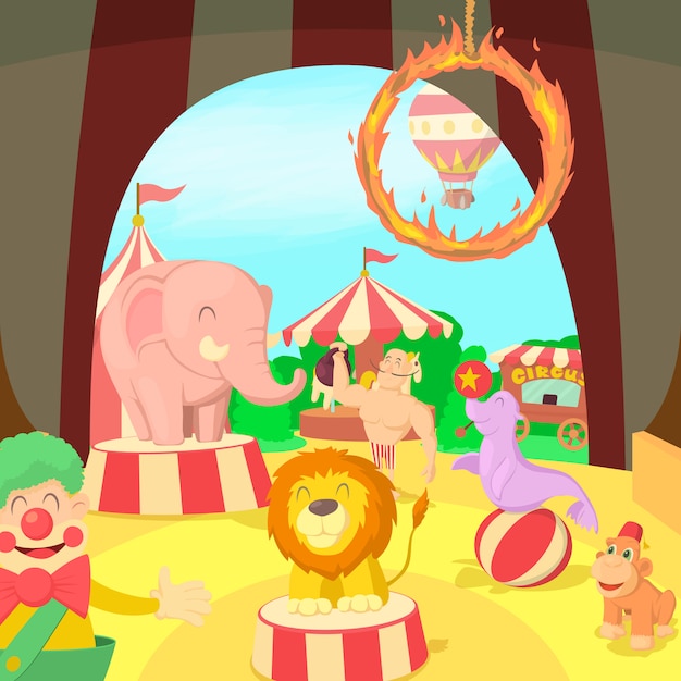 Circus concept scene