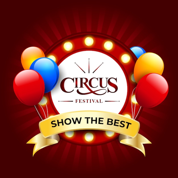 Circus Festival background