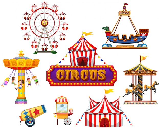 A circus and festival element