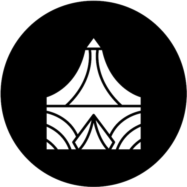 Vector circus icon style