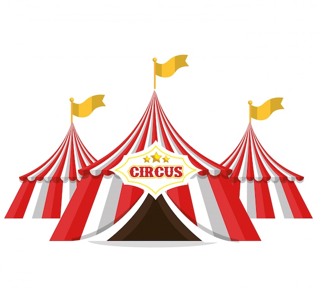 Vector circus show design