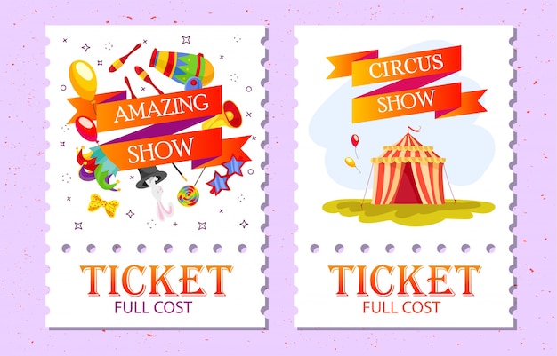 Circus ticket collectie