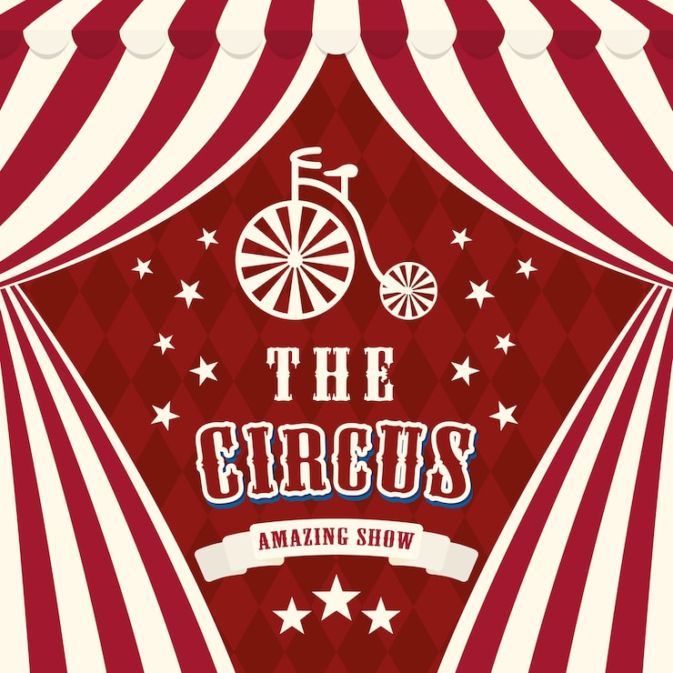 Vector circusconcept met carnaval pictogram ontwerp, illustratie 10 eps-vectorafbeelding - vector van djv