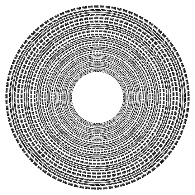 Cirkel bandenspoor