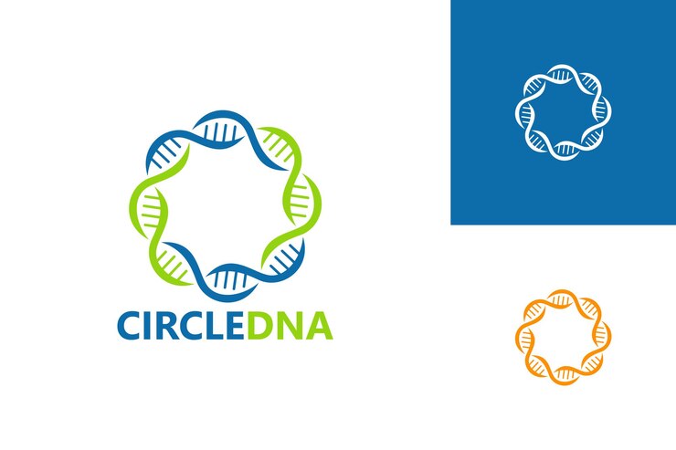 Cirkel Dna Logo Template Design Vector, embleem, ontwerpconcept, creatief symbool, pictogram