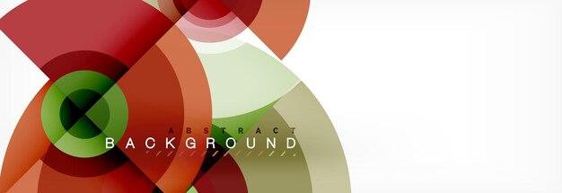 Cirkel geometrische samenstelling abstract achtergrondontwerp omslag sjabloon brochure flyer