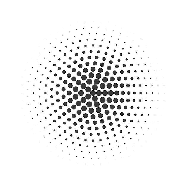 Cirkel halftone set moderne gestreepte cirkels halftones zwarte dotwork gradiënten vector illustratie