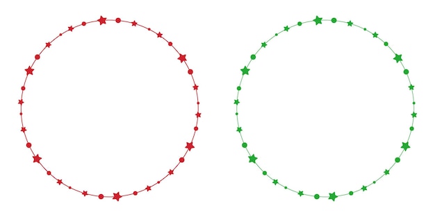 Cirkel kerstframes