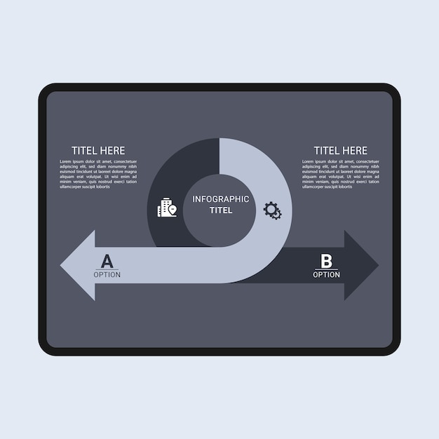 Cirkel Pijl Infographic Ontwerp