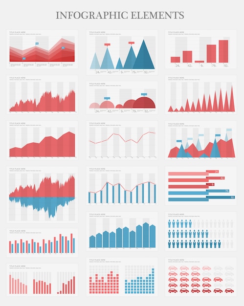 Vector cirkeldiagrammen en meer