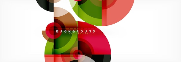 Cirkelvormige vector abstracte achtergrond