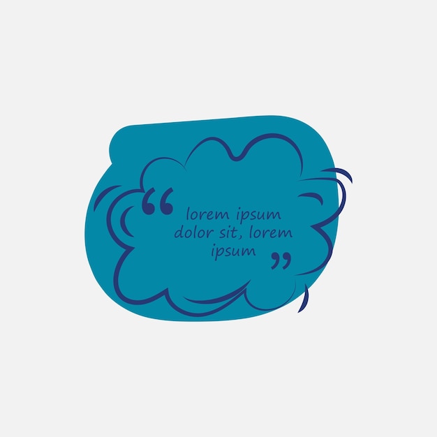 Citaattekstbubbel Motivatieve en inspirerende citaten Vectorillustratie
