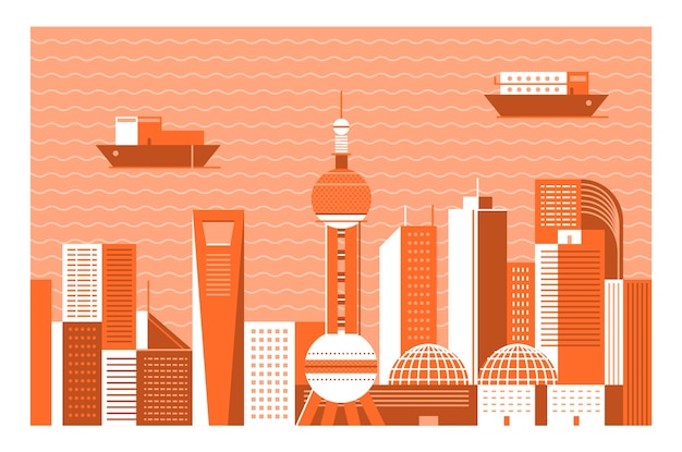 Cities illustration