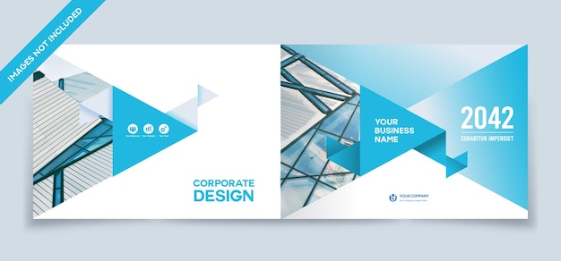 Vector city background business book cover design template in a4. can be adapt to brochure, annual report, magazine,poster, corporate presentation, portfolio, flyer, banner, website.