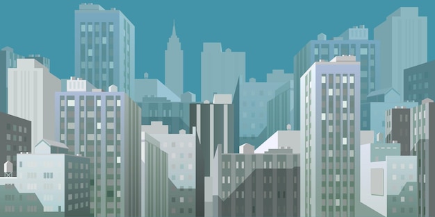 Vector city background vector