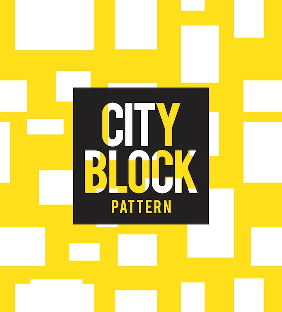 City block pattern