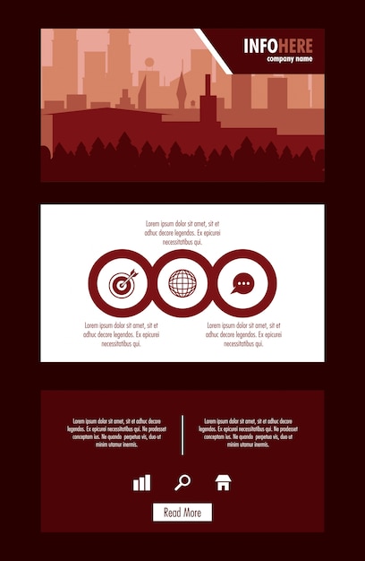 City brochure infographic