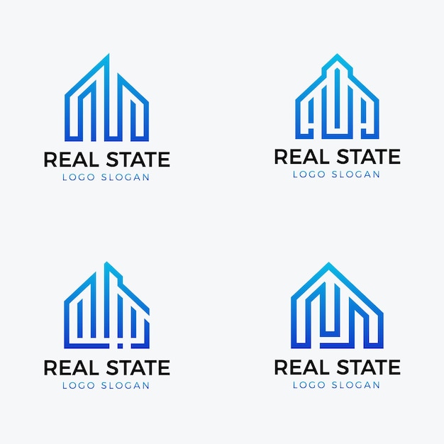 City building logo house vector logo design real estate logo