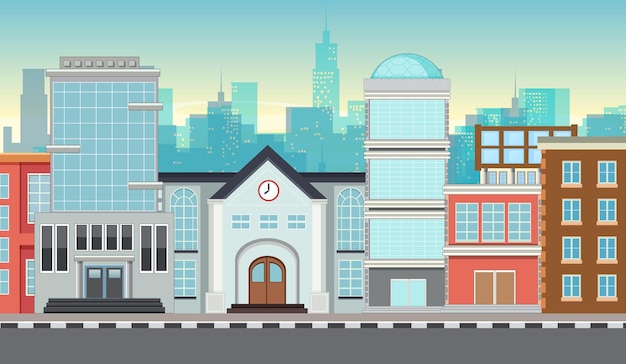 city building view at daytime