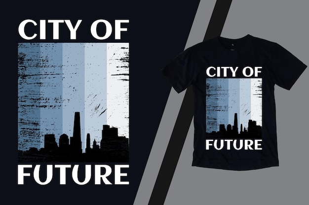 City of future retro t shirt